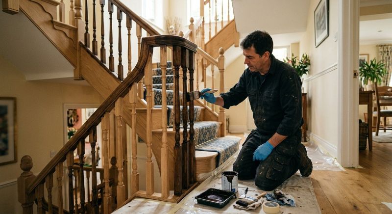 Banister Painting in Wilmington, NC