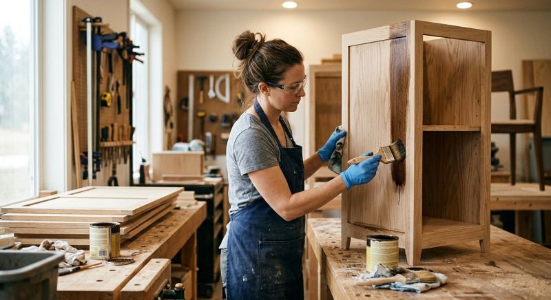Cabinet Staining Service in Carmel, IN