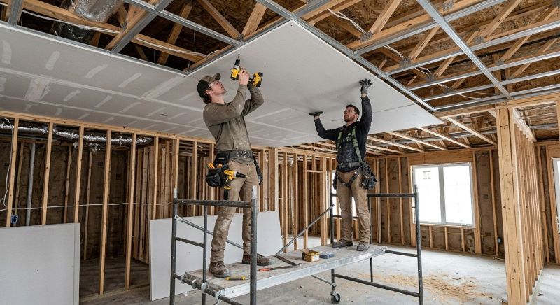 Ceiling Drywall Installation in Olathe, KS