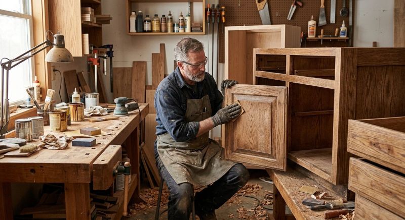 Oak Cabinet Refinishing in Indianapolis, IN