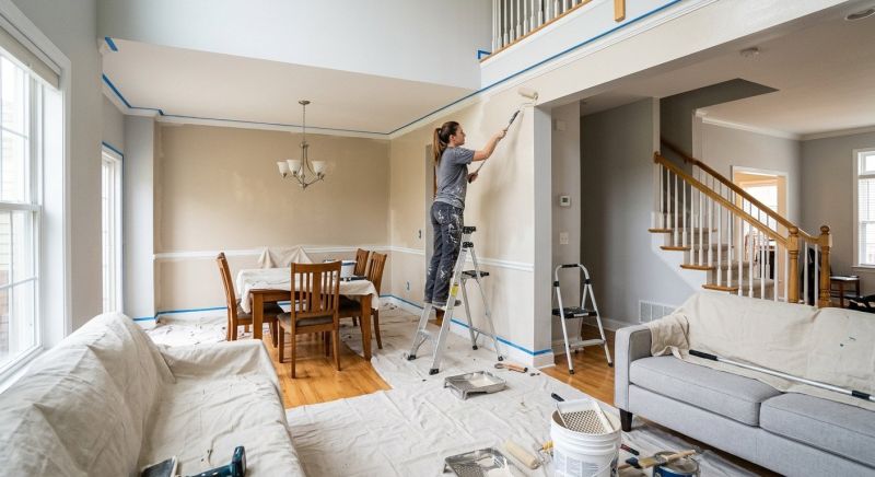 Townhouse Interior Painting in Wilmington, NC