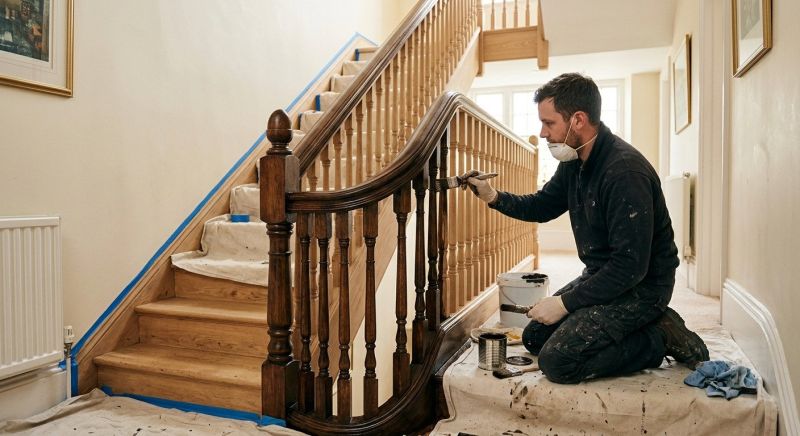 Banister Painting in Wilmington, NC