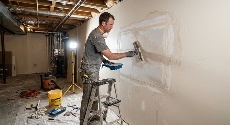 Basement Drywall Repair in Alpharetta, GA