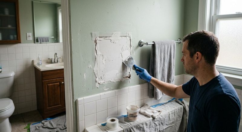 Bathroom Drywall Replacement in Olathe, KS