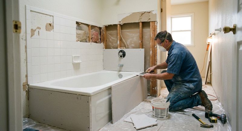 Bathroom Drywall Replacement in Conroe, TX