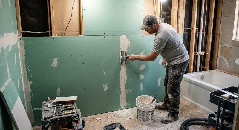 Bathroom Drywalling in Kansas City, KS