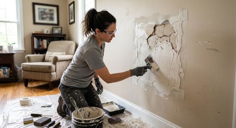 Bedroom Wall Repair in Kansas City, KS