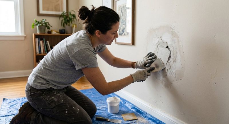 Bedroom Wall Repair in Wilmington, NC