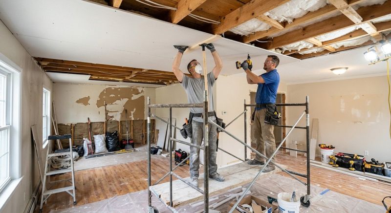 Ceiling Drywall Installation in Olathe, KS