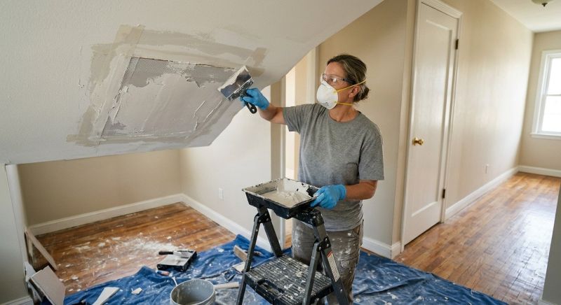 Ceiling Drywall Repair in Alpharetta, GA