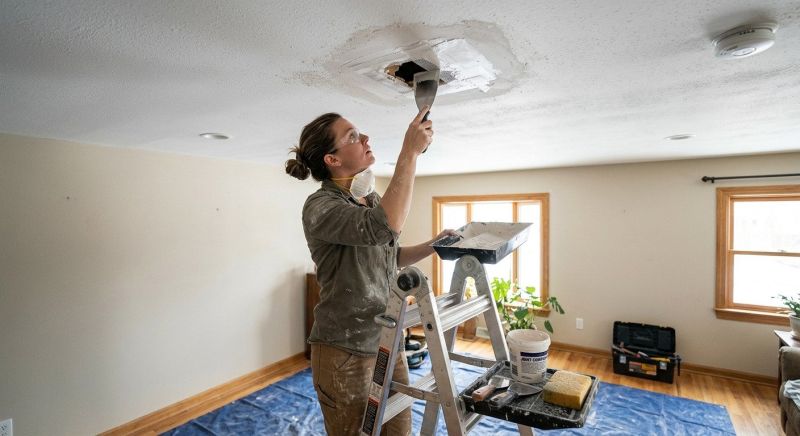Ceiling Hole Repair in Conroe, TX