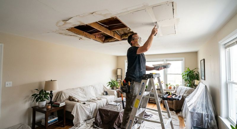 Ceiling Hole Repair in Kansas City, KS