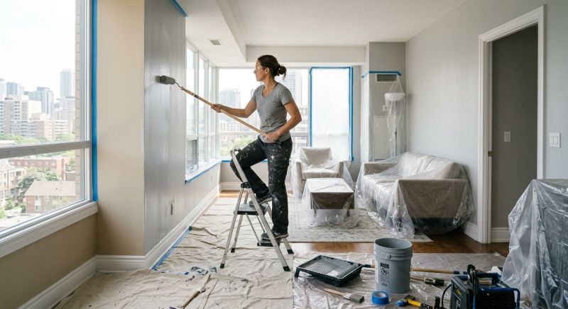 Condo Interior Painting in Kansas City, KS