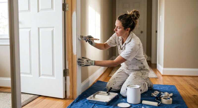 Door Jamb Painting in Waco, TX