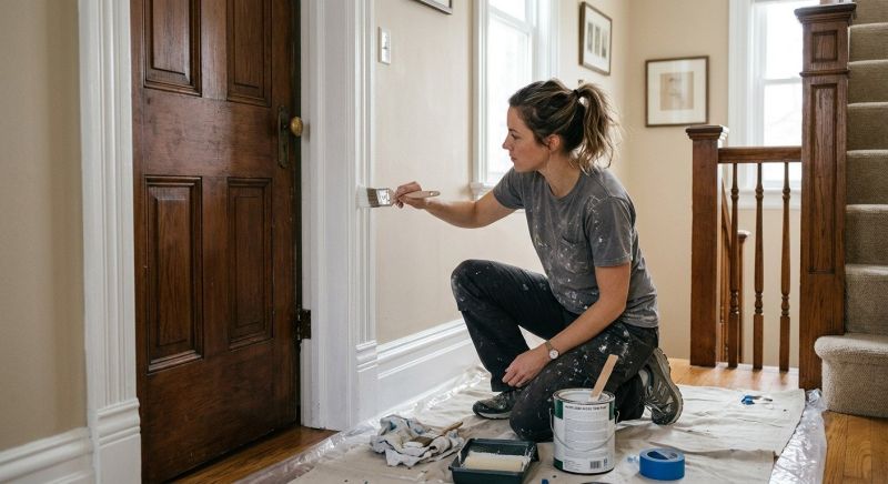 Door Molding Painting in Waco, TX