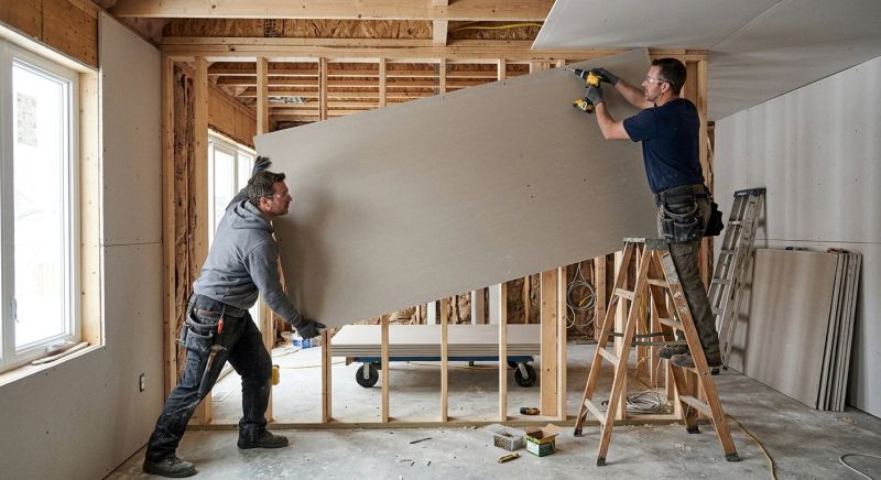 Drywall Hanging in Overland Park, KS