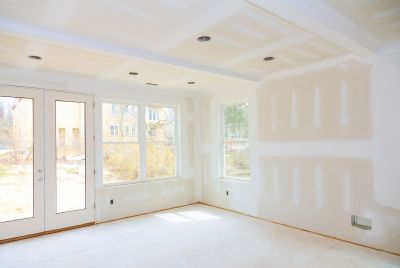 Drywall in a Living Room