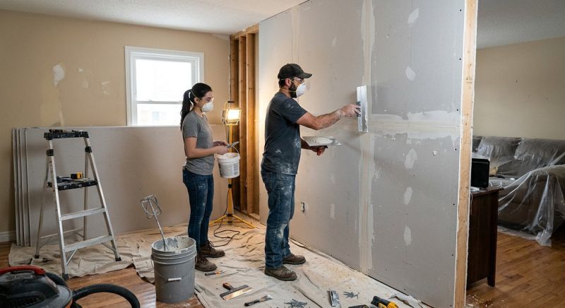Drywall Renovation in Kansas City, KS