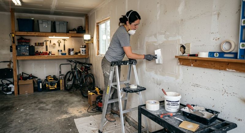 Garage Drywall Repair in Kansas City, KS