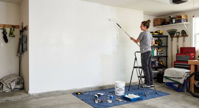 Garage Walls Painting in Wilmington, NC