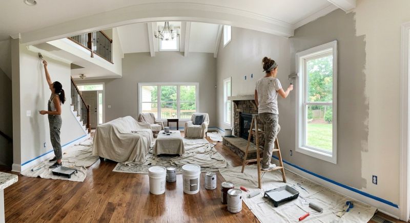 Great Room Painting in Wilmington, NC
