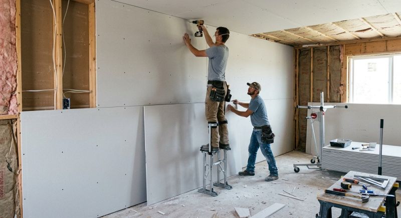 Gypsum Board Installation in Overland Park, KS