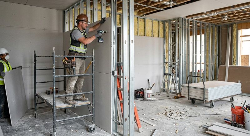 Gypsum Board Installation in Olathe, KS