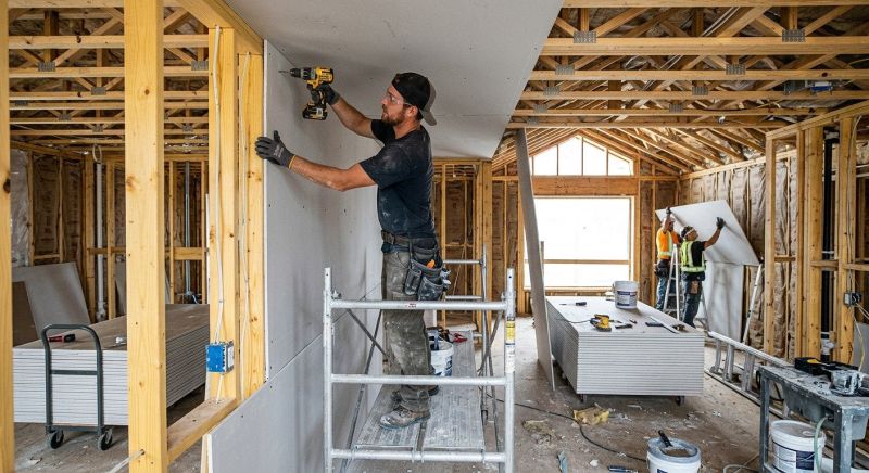 House Drywall Installation in Conroe, TX