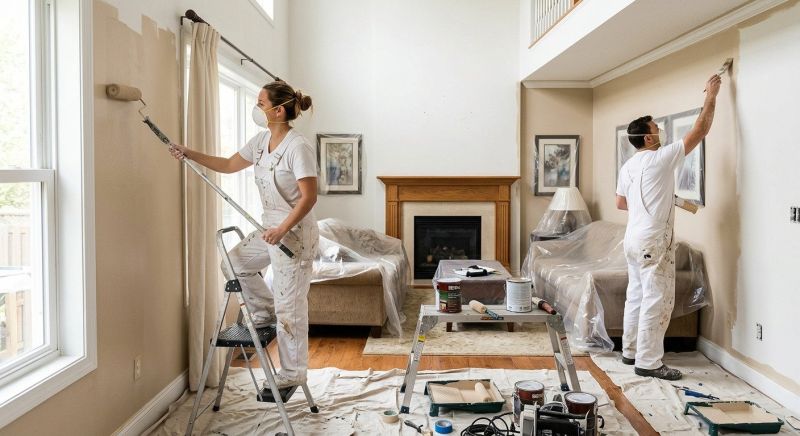 Interior Wall Painting in Kansas City, KS