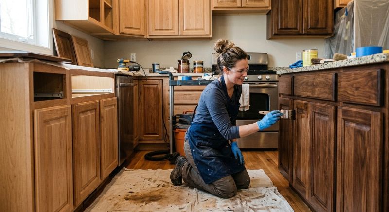 Kitchen Cabinet Refinishing in Lafayette, IN