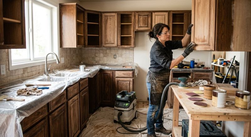 Kitchen Cabinet Refinishing in Dayton, OH