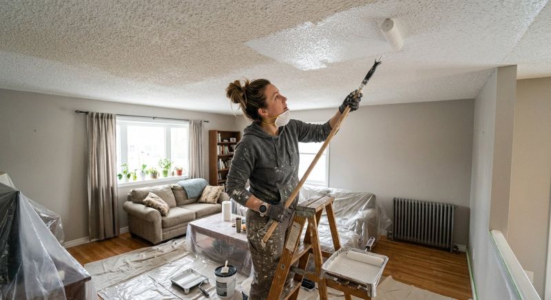 Popcorn Ceiling Painting in Kansas City, KS