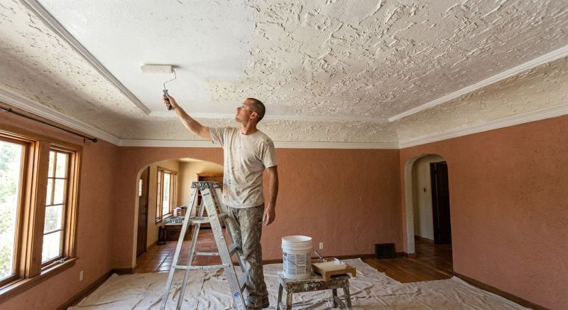 Stucco Ceiling Painting in Wilmington, NC