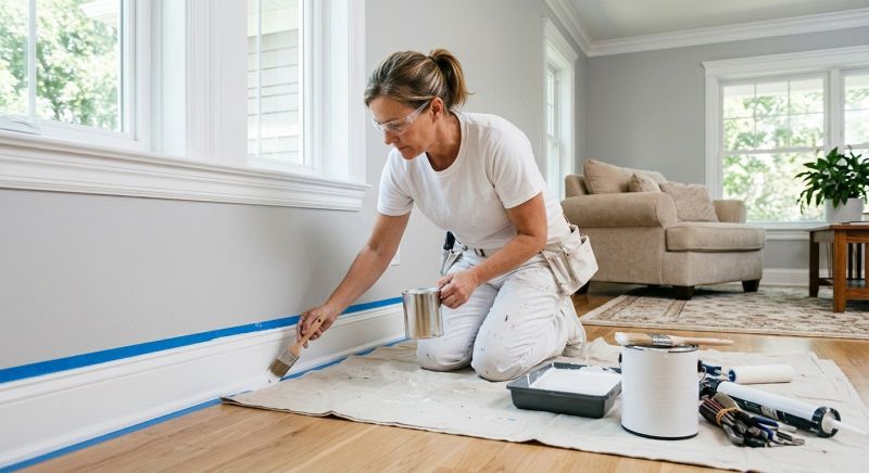 Sunroom Painting in Wilmington, NC