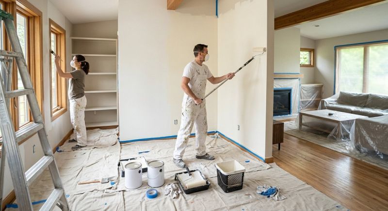Townhouse Interior Painting in Wilmington, NC