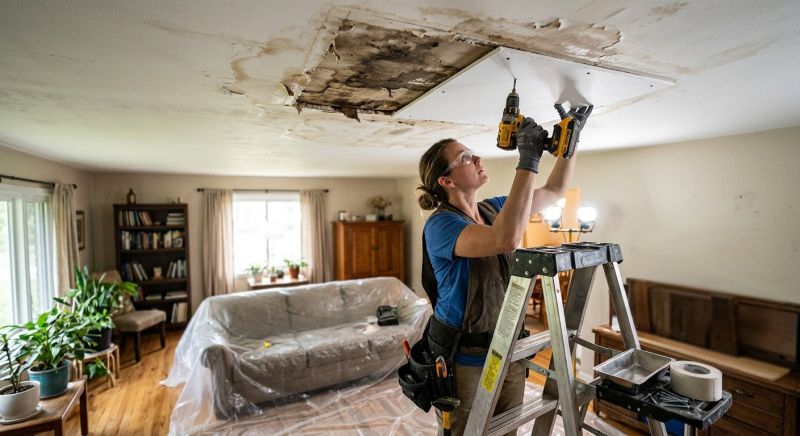 Wall Damage Repair in Conroe, TX