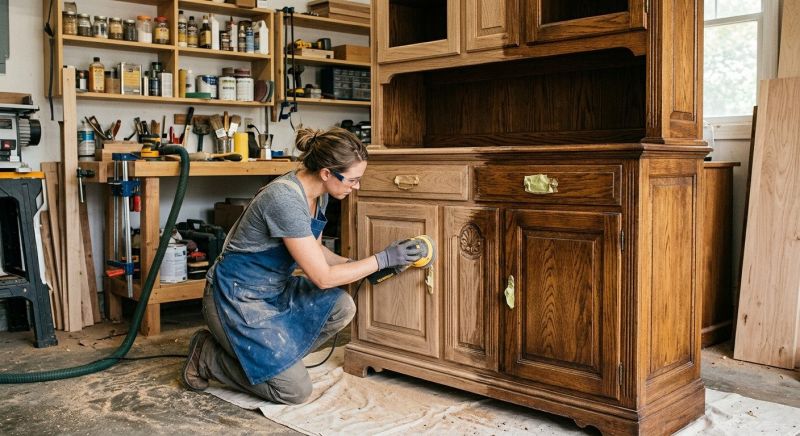 Wood Cabinet Refinishing in Lafayette, IN